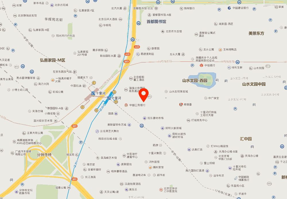 高和蓝峰大厦位置地图